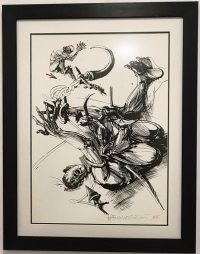 Vladimir Velickovic - original seriografija 1986god. -87x70cm 1