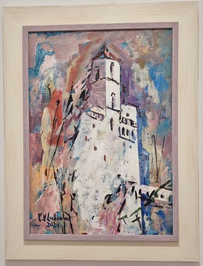 Vojo Vlahovic -ulje na platnu - 72x55cm - Manastir Ostrog