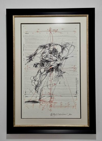 Vladimir Velickovic - original seriografija 1977god. - 86x61cm - Image 2