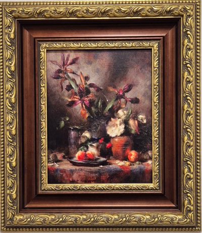 Ljiljana Milinkovic-ulje na platnu u extra lux ramu 41x36-4