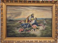 Marge Stehlik- ulje platnu-135x100cm-Kosovka Devojka- Vrhunska