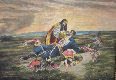Marge Stehlik- ulje platnu-135x100cm-Kosovka Devojka- Vrhunska - Image 3
