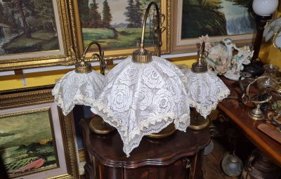 Komplet od 3 prelepe stare stolne lampe - izuzetne - Image 6