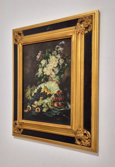 Vrhunska stara slika - ulje na dasci - 60x50cm-potpisana-3 - Image 3