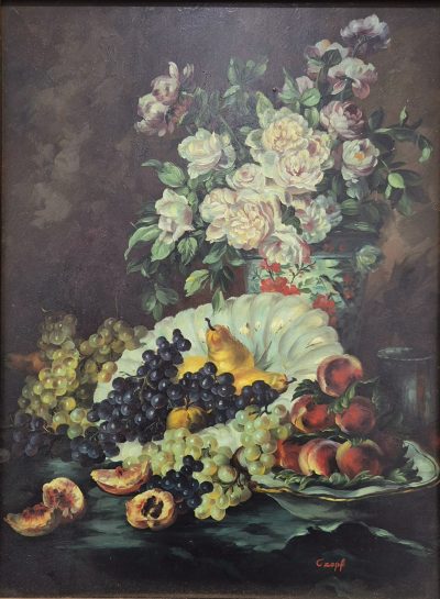 Vrhunska stara slika - ulje na dasci - 60x50cm-potpisana-3 - Image 4