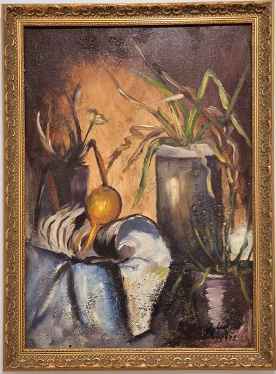Vrhunska stara slika - ulje na platnu - 70x50cm-potpisana-4
