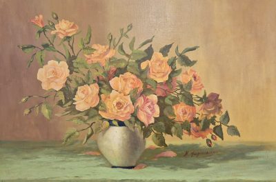 Vrhunska stara slika - ulje na platnu - 95x75cm-potpisana-6 - Image 4