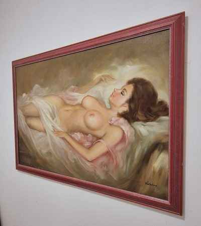 Vrhunska stara slika - ulje na platnu - 98x68cm-potpisana-7 - Image 3