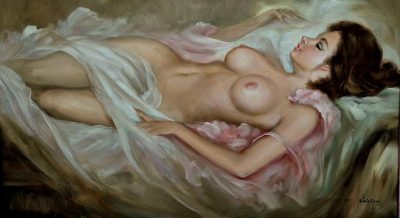 Vrhunska stara slika - ulje na platnu - 98x68cm-potpisana-7 - Image 4