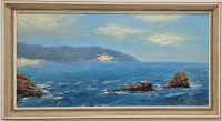 Vrhunska stara slika - ulje na platnu - 66x36cm-potpisana-9