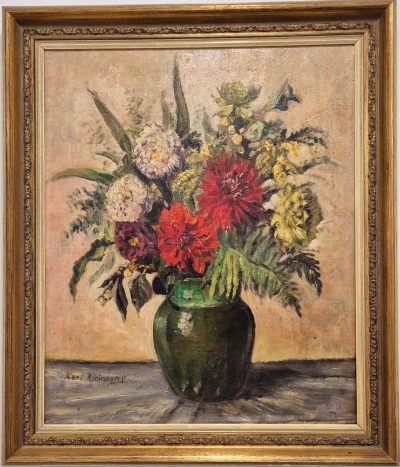 Vrhunska stara slika - ulje na platnu -70x60cm-potpisana-12