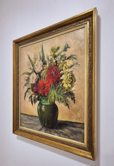 Vrhunska stara slika - ulje na platnu -70x60cm-potpisana-12 - Image 3