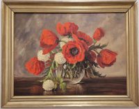 Vrhunska stara slika - ulje na lesonitu-80x65cm-potpisana-13