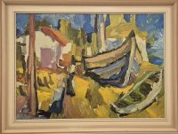 Vrhunska stara slika - ulje na platnu-82x62cm-potpisana-16
