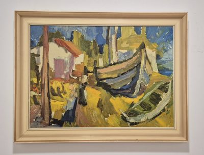 Vrhunska stara slika - ulje na platnu-82x62cm-potpisana-16 - Image 2
