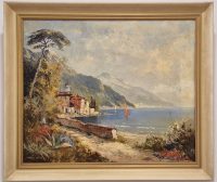 Vrhunska stara slika - ulje na platnu-70x60cm-potpisana-19