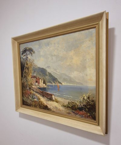 Vrhunska stara slika - ulje na platnu-70x60cm-potpisana-19 - Image 3
