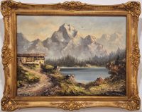 Vrhunska stara slika - ulje na platnu-95x75cm-potpisana-24