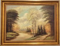Vrhunska stara slika - ulje na platnu-95x75cm-potpisana-25