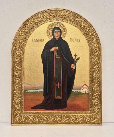 Sv. Petka -Ikona 45x35cm-24K pozlata- Ljiljana Milinkovic - Image 4