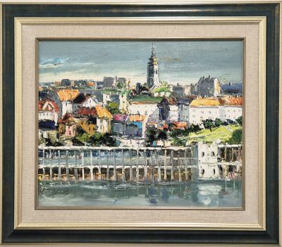 Djordje Stanic - ulje na platnu 75x65cm - Beograd