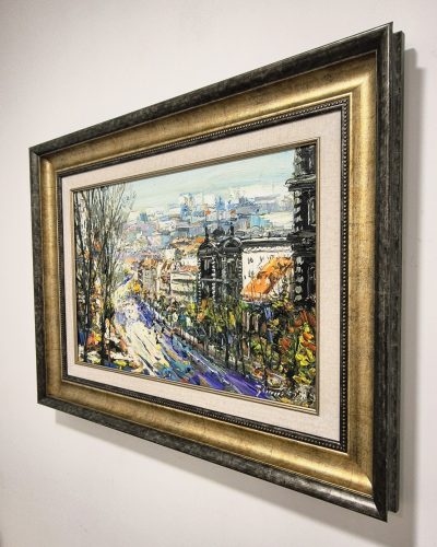 Djordje Stanic - ulje na platnu 80x60cm - Beograd 2 - Image 3