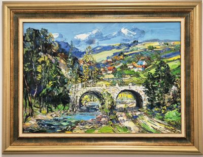 Djordje Stanic - ulje na platnu 90x70cm - Prelep pejzaz