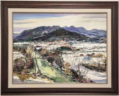 Djordje Stanic - ulje na platnu 100x80cm - Prelep pejzaz 2