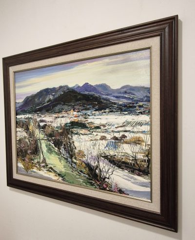 Djordje Stanic - ulje na platnu 100x80cm - Prelep pejzaz 2 - Image 3