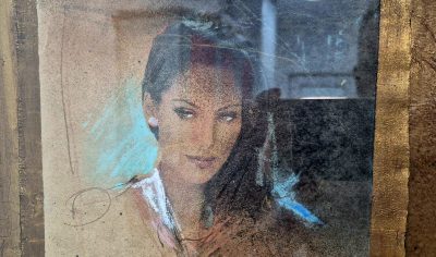 Mersad Berber - pastel 62x48cm 1978god. - originalni rad! - Image 6