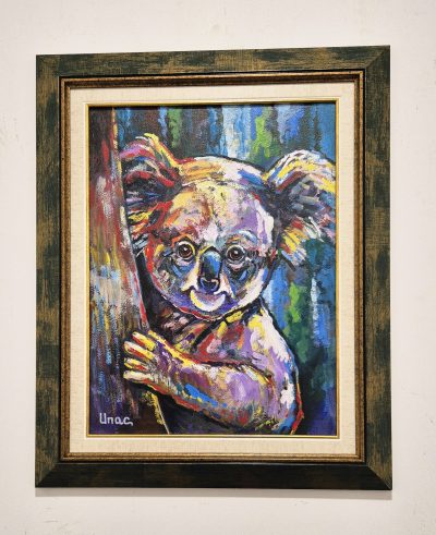 Dragan Mladenovic Unac -ulje na lesonitu-53x43- Koala - Image 2