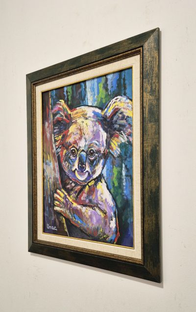 Dragan Mladenovic Unac -ulje na lesonitu-53x43- Koala - Image 3