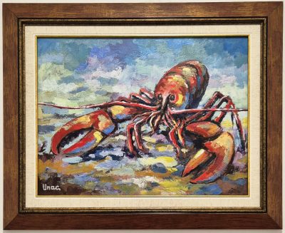 Dragan Mladenovic Unac -ulje na lesonitu-53x43- Rak