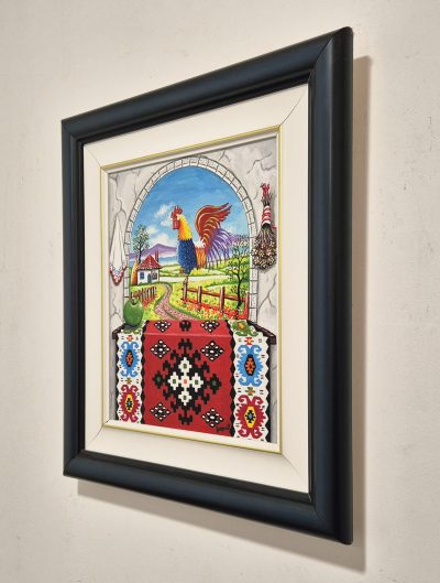 Zoran Zaric - ulje na platnu - 45x40cm - prelepa naiva 1 - Image 3