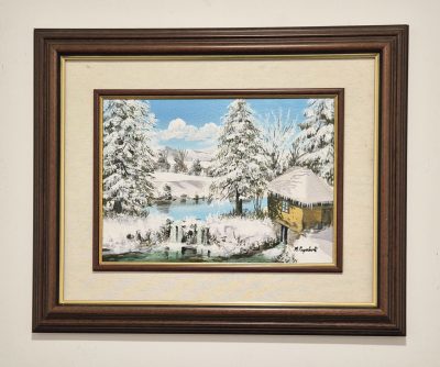 Miroslav Radovic -ulje na platnu - 56x46cm - Vodenica - Image 2