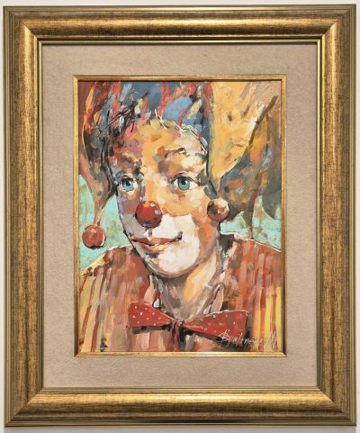 Branko Dimitrijevic -ulje na platnu - 62x52cm Klovn