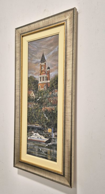 Zoran Nastic -ulje na lesonitu - 76x36cm - Zemun - Image 3