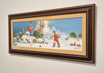 Pavel Ljavros -ulje na platnu - 73x33cm - Kovacica - Image 3