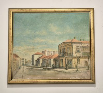 Tomislav Paunkovic -ulje na platnu 1981 - 80x70cm Stari Zajecar - Image 2