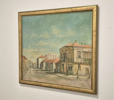 Tomislav Paunkovic -ulje na platnu 1981 - 80x70cm Stari Zajecar - Image 3