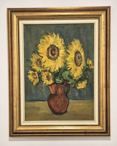 Zivojin Stevanovic - ulje na platnu 1973god - 88x70cm - Suncokreti - Image 2