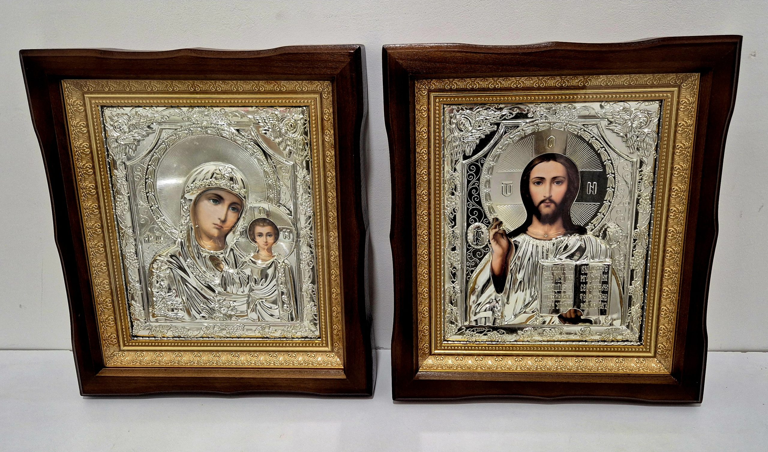 Komplet Ruskih Ikona u paru Isus i Bogorodica - vece 2 - Image 2