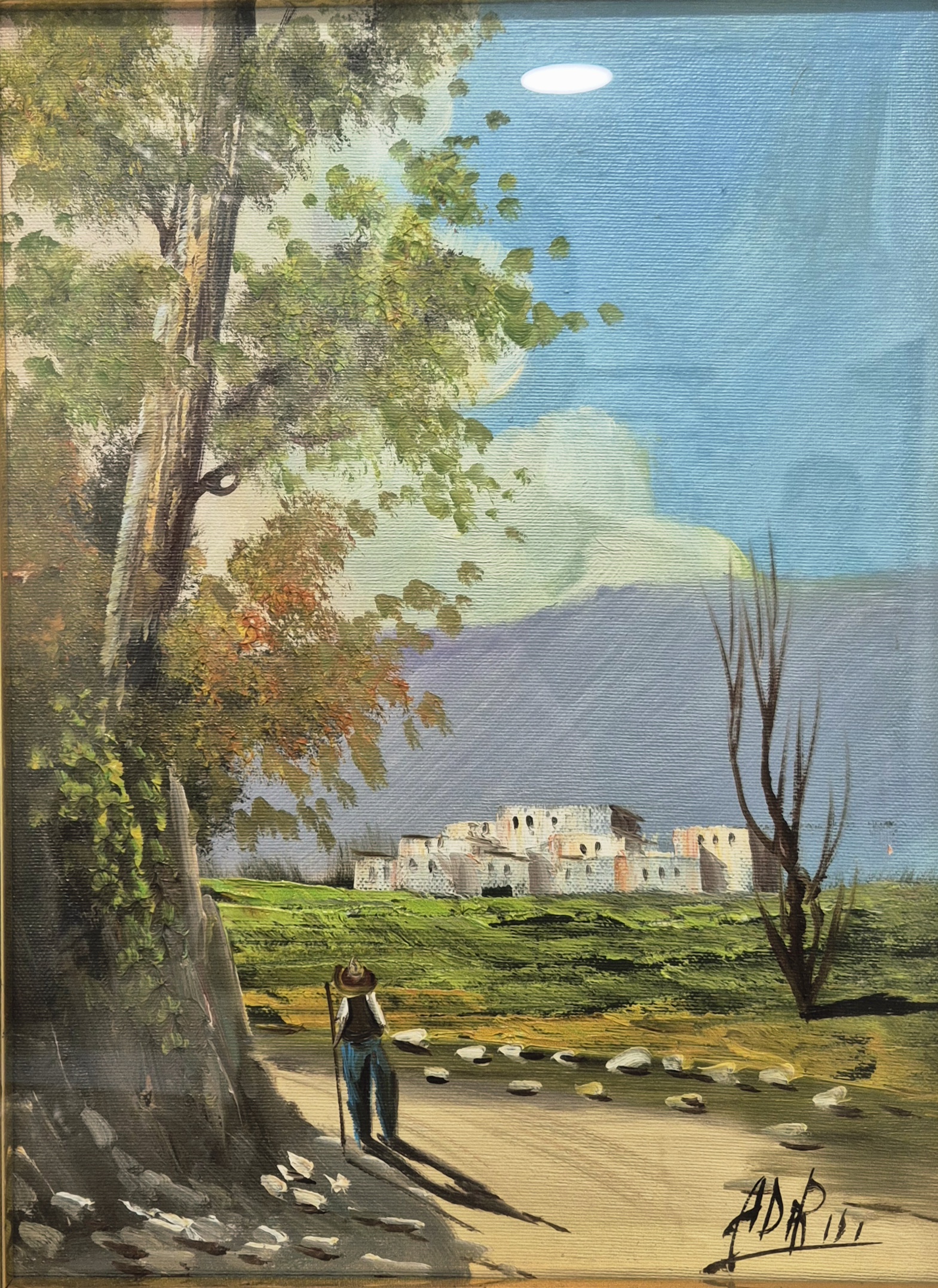 Izvanredna stara Italijanska slika ulje na platnu 59x49 - 3 - Image 3