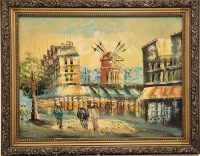 Izvanredna stara Italijanska slika ulje na platnu 48x38 - 12