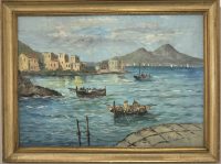 Izvanredna stara Italijanska slika ulje na platnu 80x60 - 15