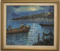 Izvanredna stara Italijanska slika ulje na platnu 72x63 - 16