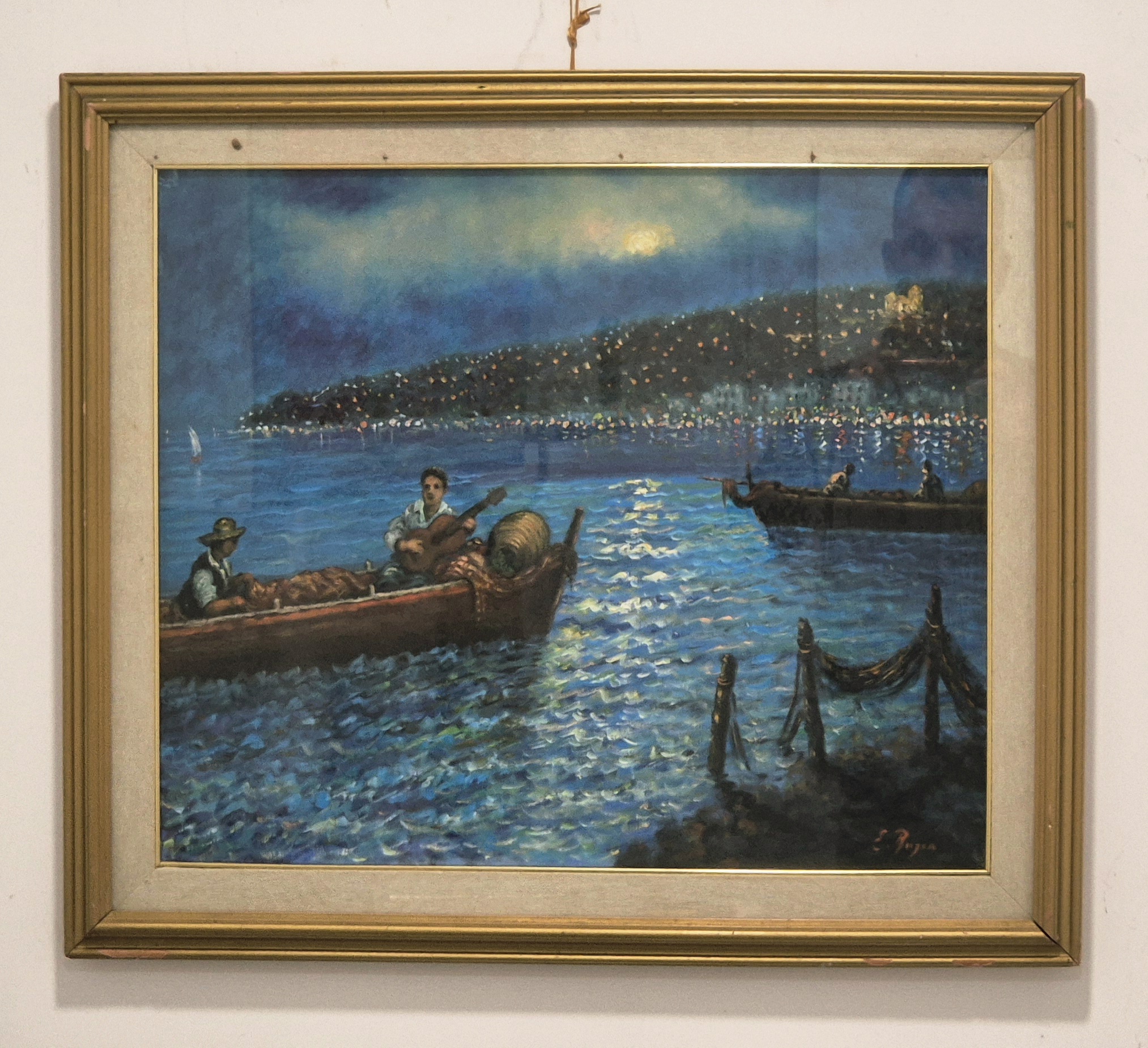 Izvanredna stara Italijanska slika ulje na platnu 72x63 - 16 - Image 2