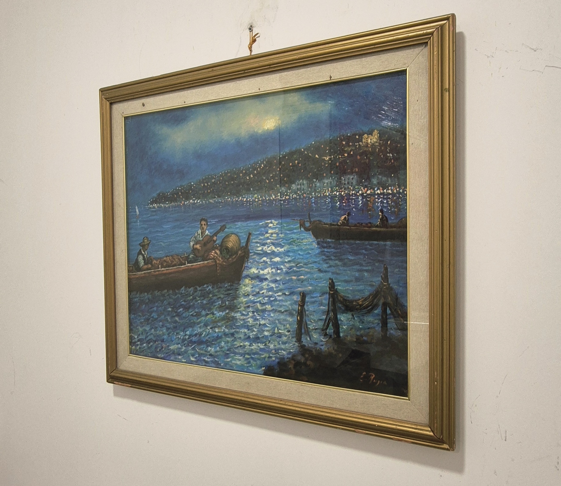 Izvanredna stara Italijanska slika ulje na platnu 72x63 - 16 - Image 4