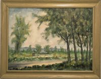 Izvanredna stara Italijanska slika ulje na platnu 96x75 - 20