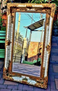 Exkluzivno staro raskosno ogromno ogledalo Luj XV